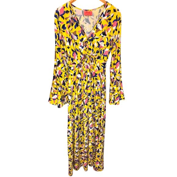 Maaji Skyline Hypnosis Long Sleeve Floral Maxi Dress - size Small - Picture 3 of 9